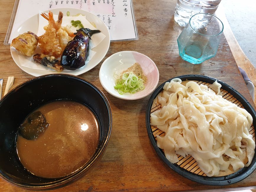 Leckeres Soba in Tateyama im Dorflokal