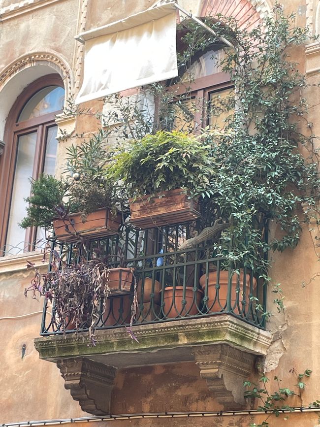 Balcone pieno