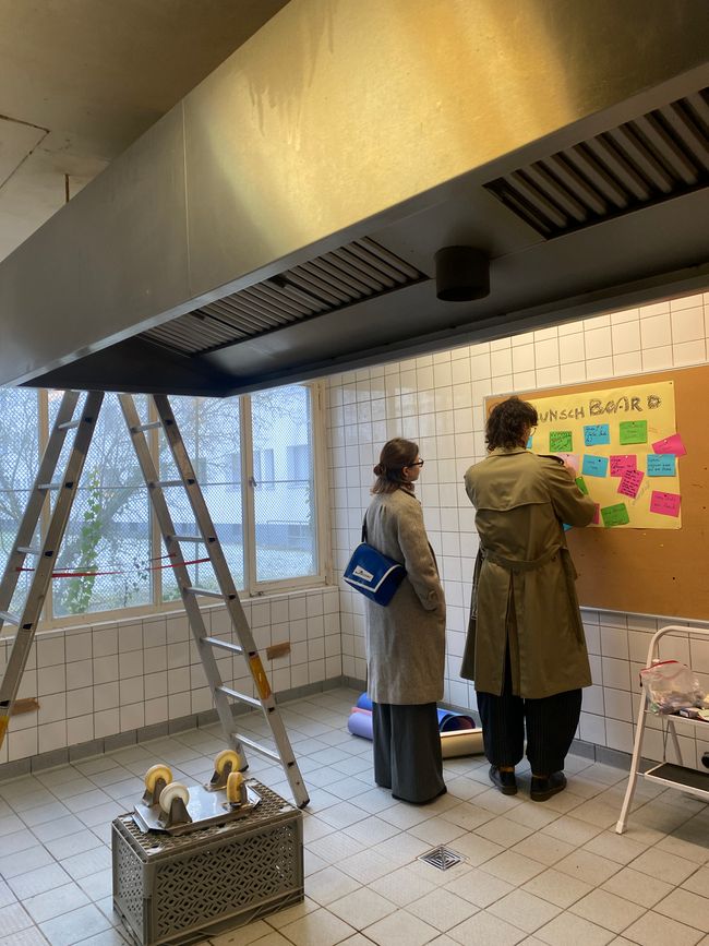 In der damaligen Küche 