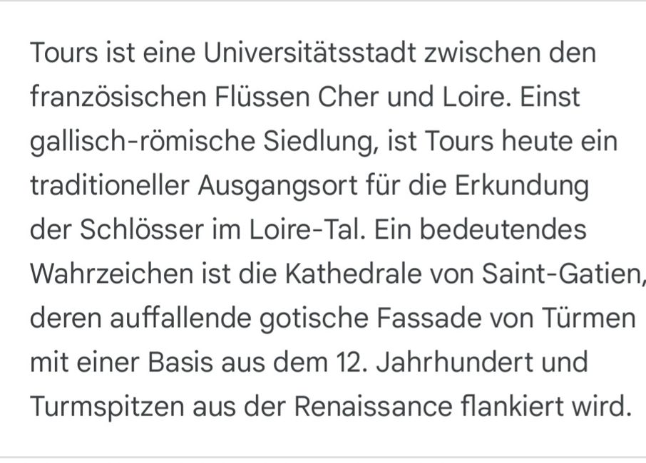 .....und landen südl. von Tours...