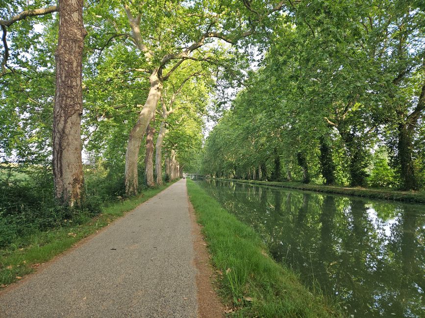 Canale laterale della Garonna presso Valence
