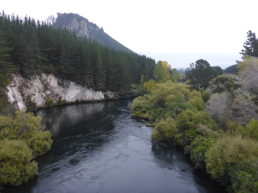 Waikato River von der HW1 Brücke