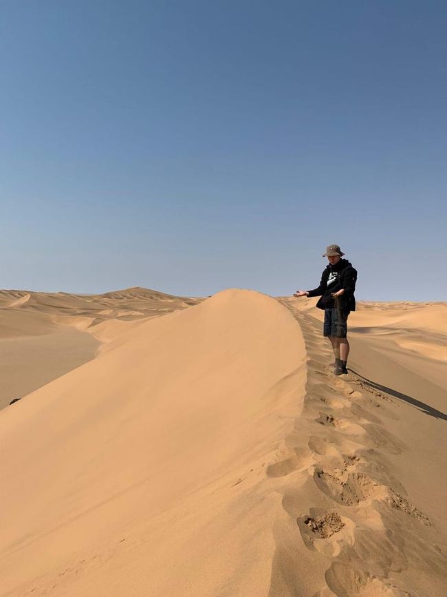 Arrival in Namibia