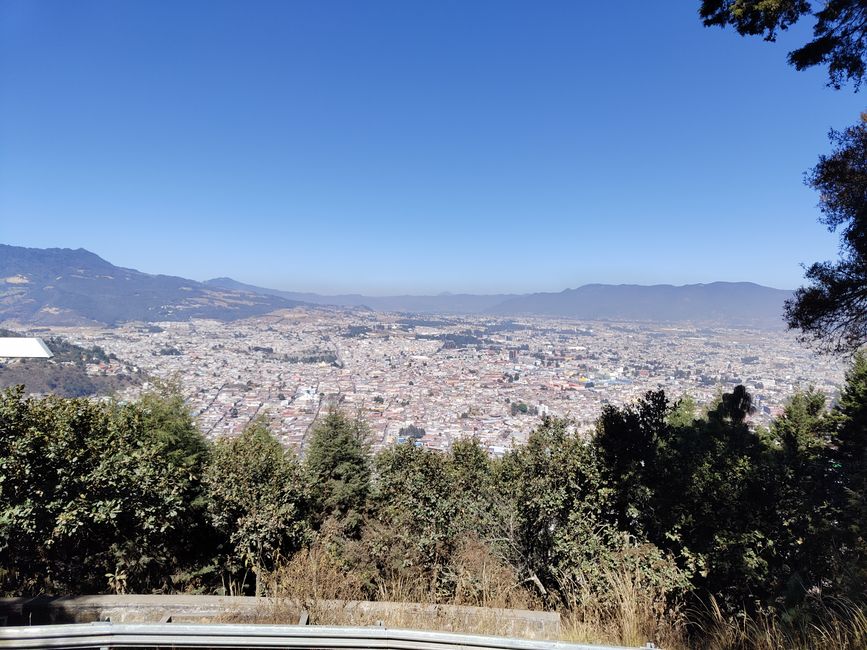 View of Xela from Cerro Baúl 
