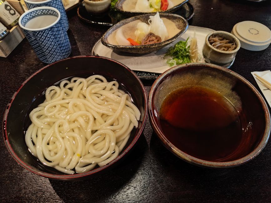 Déjeuner : Nouilles Udon avec légumes