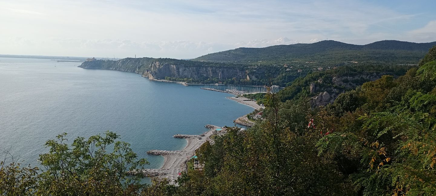 Blick.auf die Adria vor Triest 