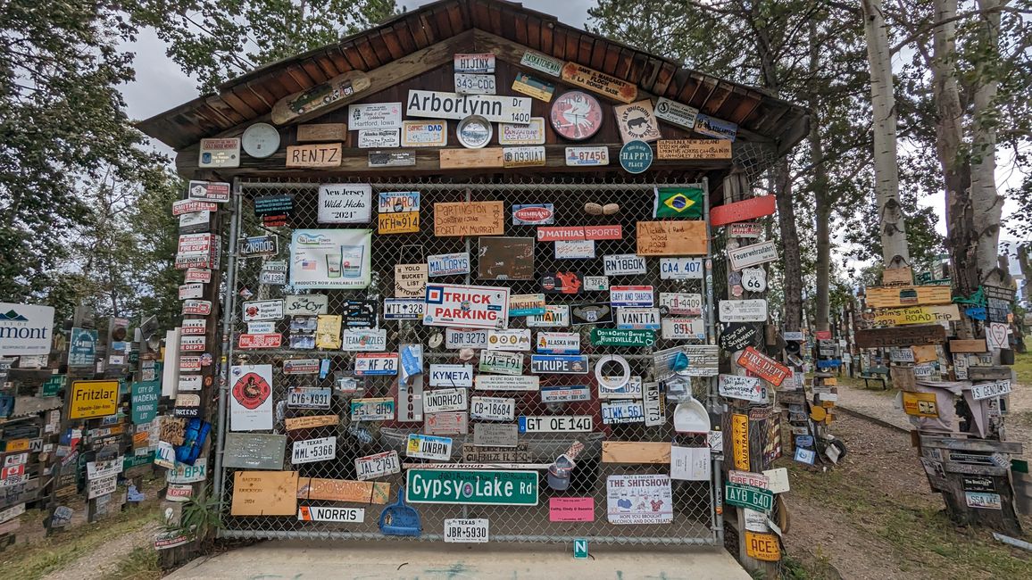 Sign Post Forest (forest of signs) Watson Lake