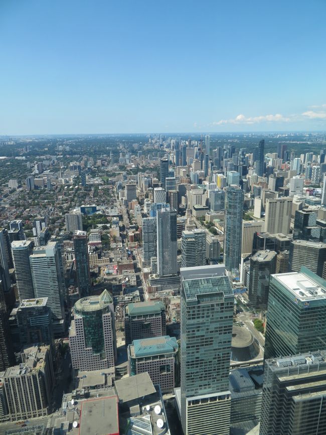 People in the CN Tower