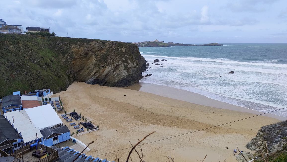 Newquay Lusty Glace Beach