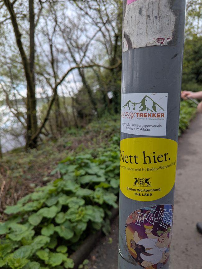 Selbst hier...