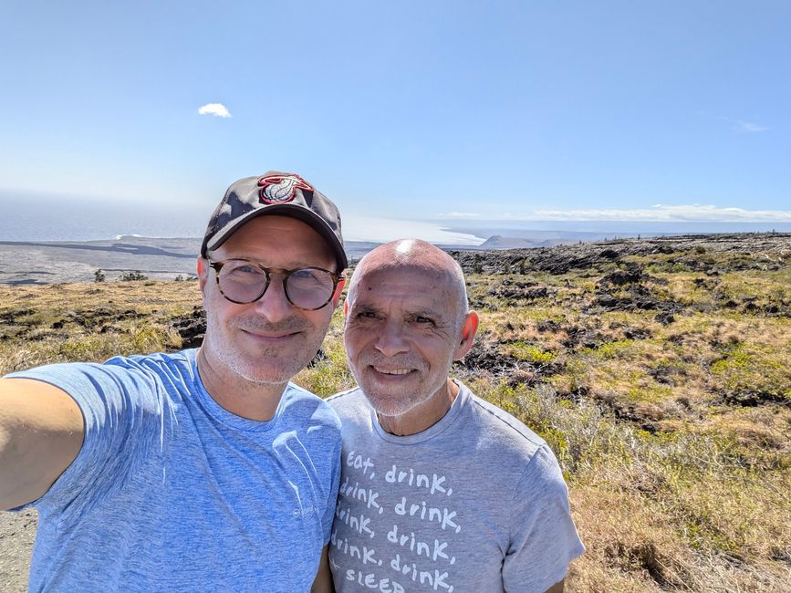 We are visiting the Kilauea Volcano