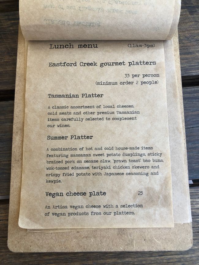 ... wir haben die Summer Platter genossen ...