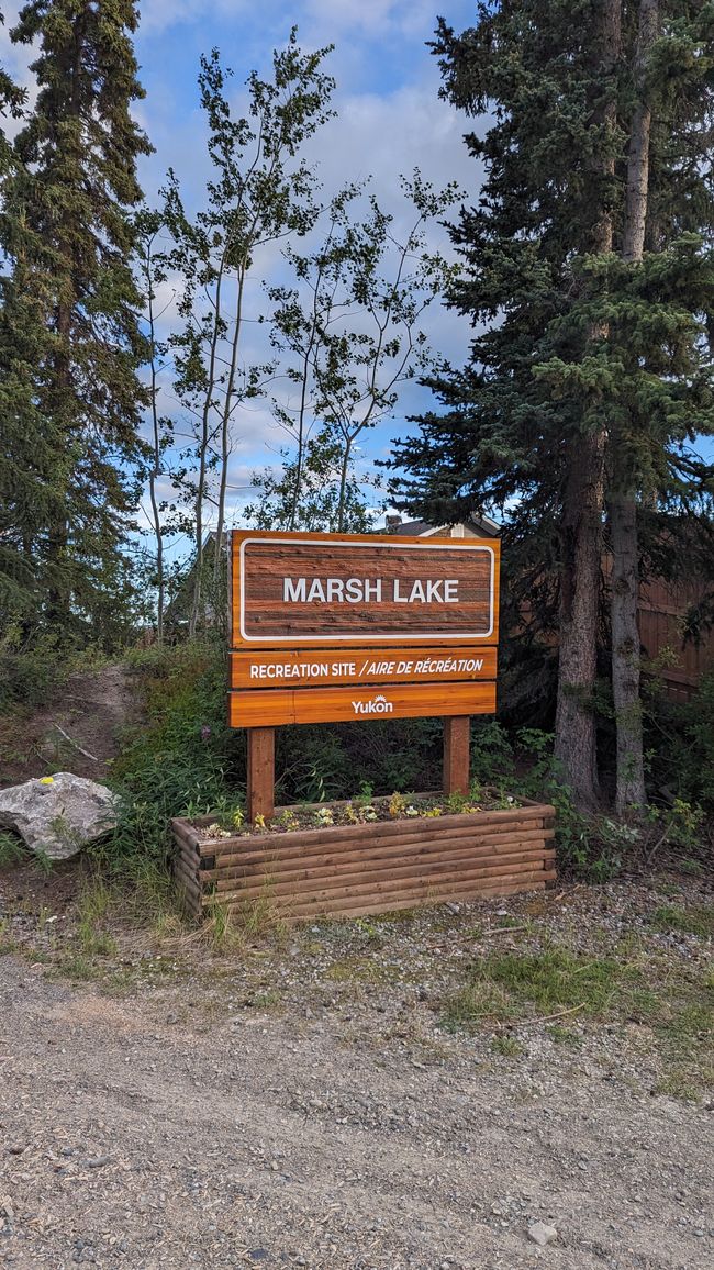 Day 20: Boya Lake - Marsh Lake: a long travel day in the Yukon