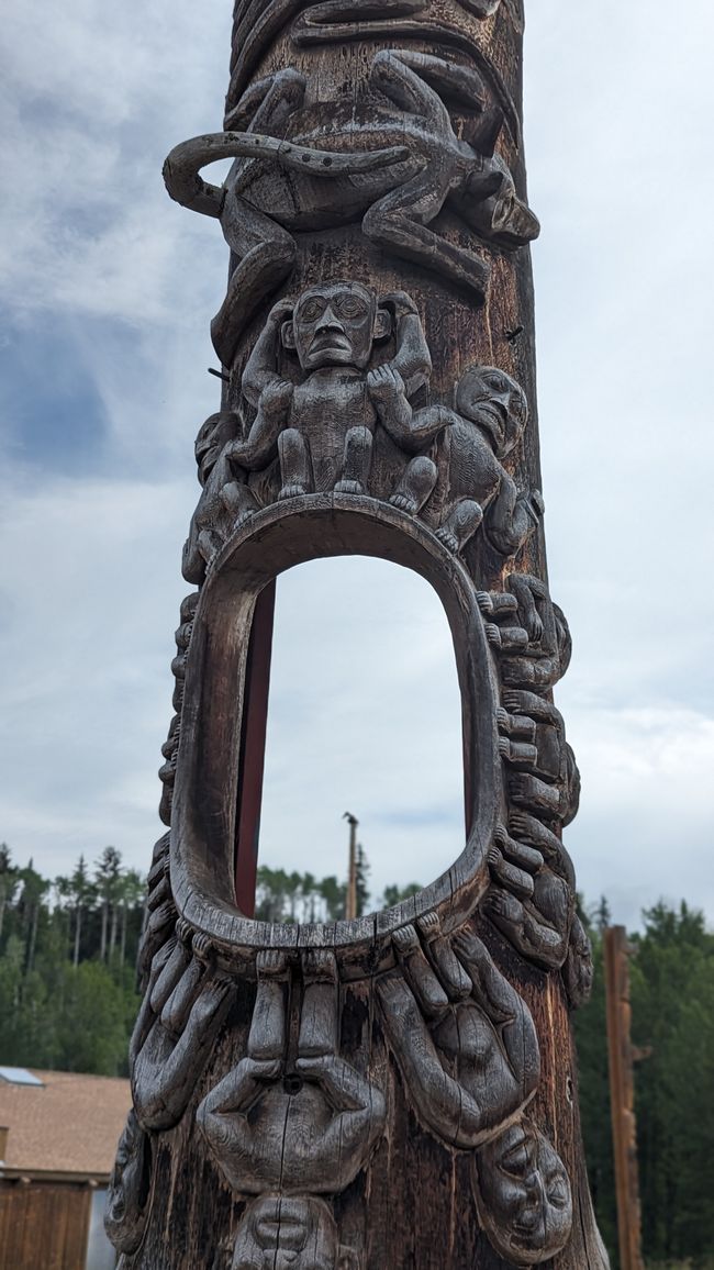 Gitanyow Totem Poles