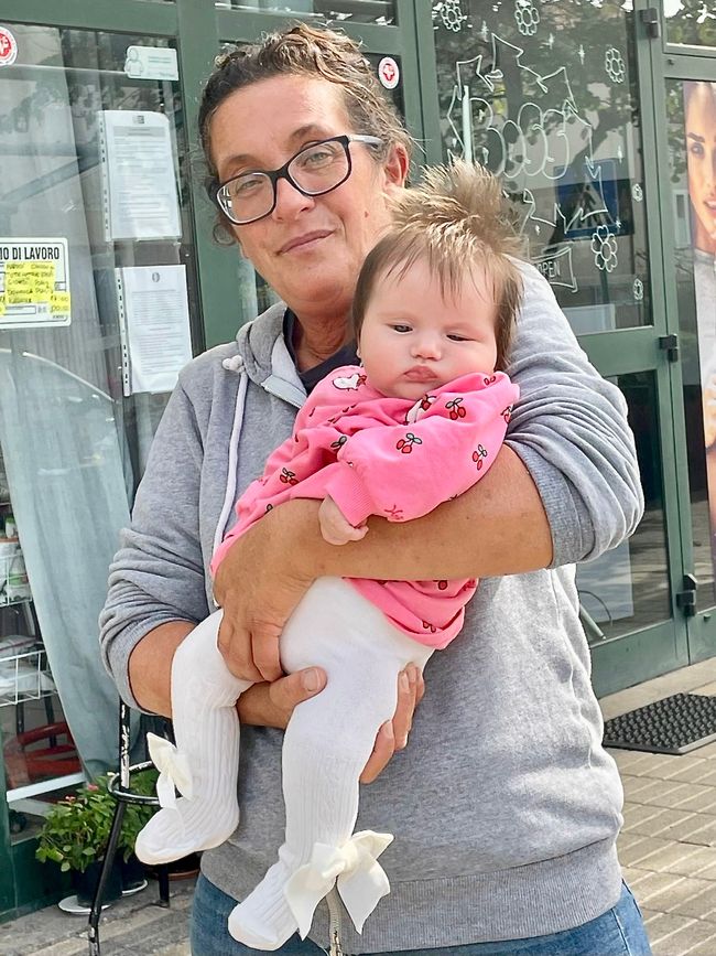 In unserem Café waren auch kleine Punks mit ihren Tanten zu Gast.