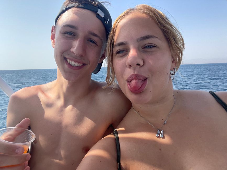 Lekker dagje op de boot 
