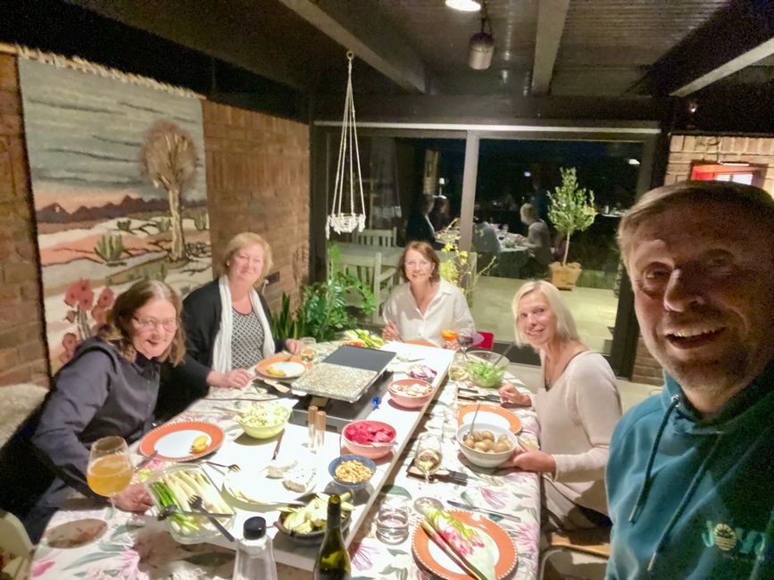 Lecker Raclette mit Spargel - den haben wir auf unserer Reise doch sehr vermisst!