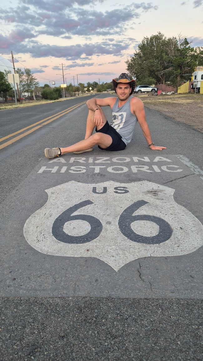 28.09. Route 66 und Ankunft Unterkunft Grand Canyon