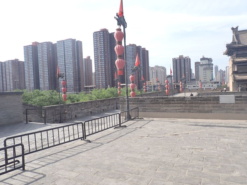 Stadtmauer in Xian, 13,2km lang