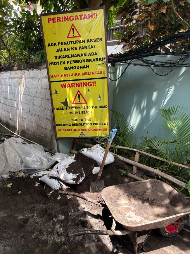 Bingin Beach Demolition Project