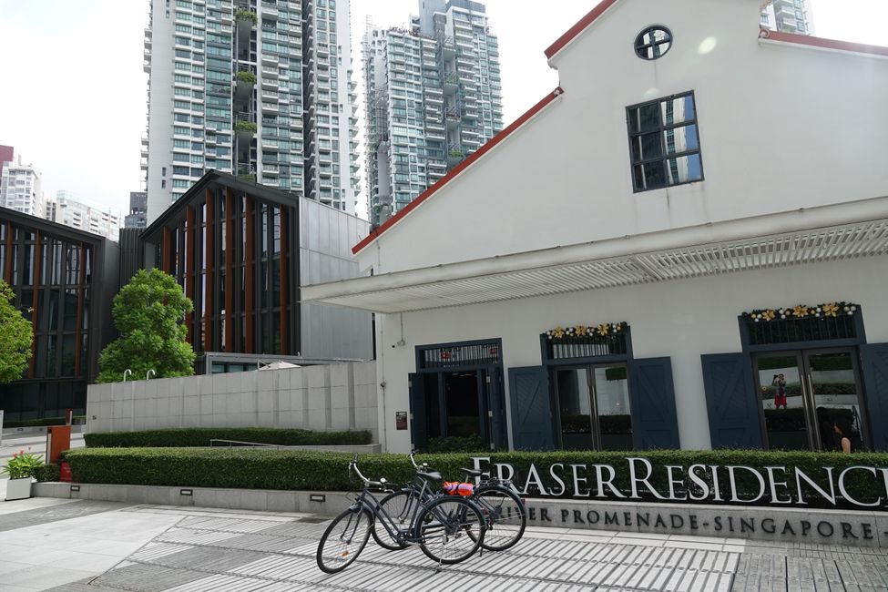 Heute mit dem Fahrrad unterwegs