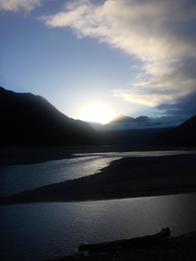 Dans la vallée de Haast