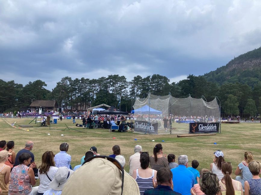 Highland Games: Hammer werfen