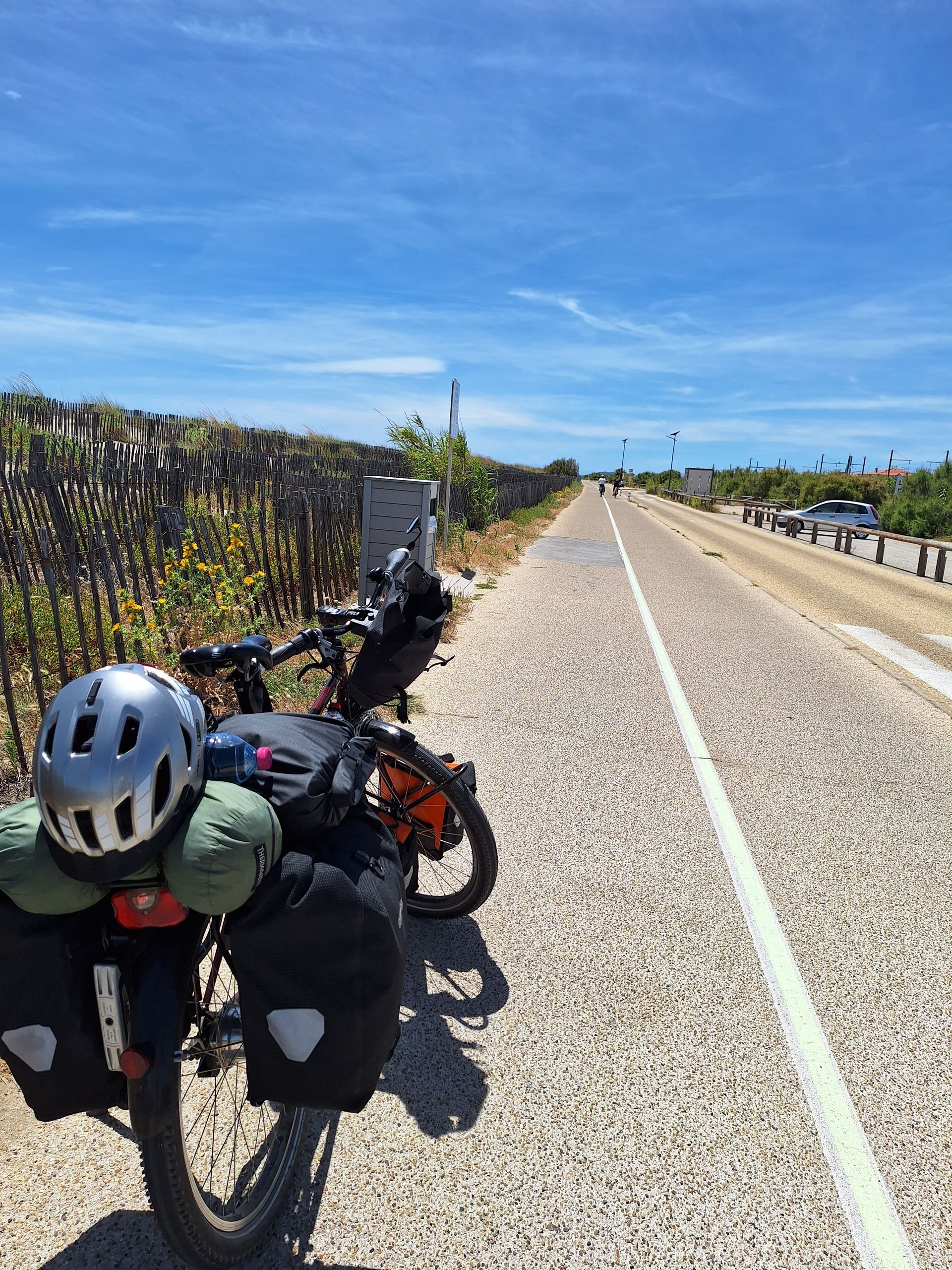 30 km de vastes étendues à 35 km/h de vent de face