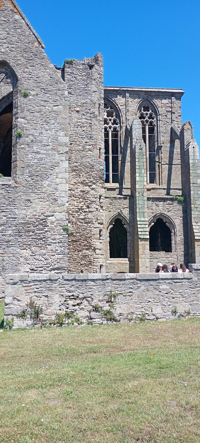 Reste der Abtei Saint Mathieu 