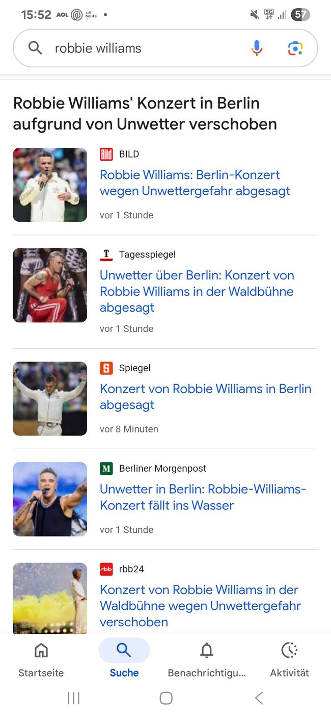 2025 - Juli - Berlin - Leider kein Robbie Williams Konzert