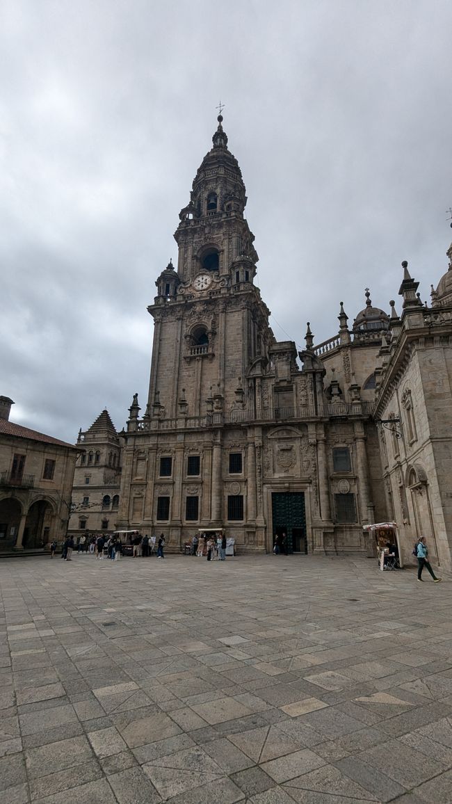 Thirteenth stage on the Camino Portugues from Padron to Santiago de Compostela