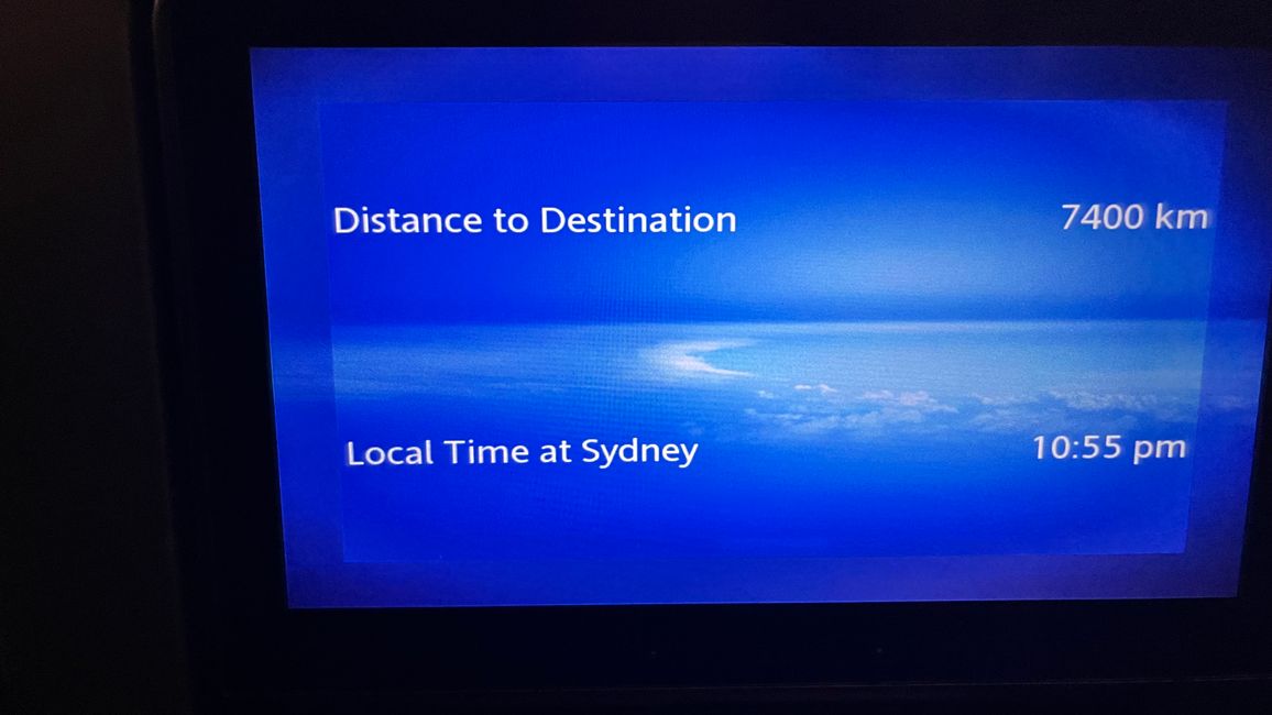 Vol vers Sydney