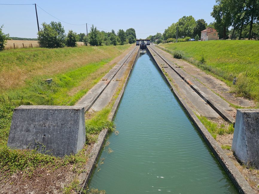 Sollevatore a vite d'acqua a Montech