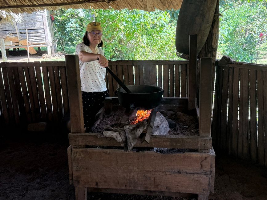 Rösten und Trocknen der Bohnen
