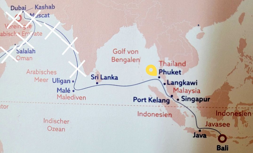 Tag 120 sur 175 : Croisière autour du monde - Phuket/Thaïlande