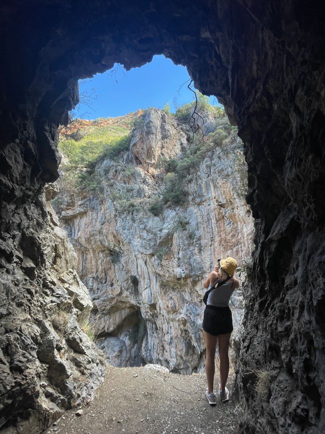 Hiking in the Vouraikos Gorge