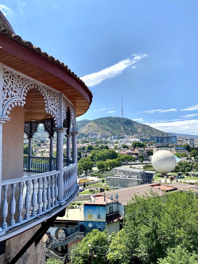 Georgian Balconies - View from the Satchinopalace
