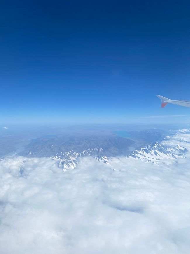 Mount Cook vom Flugzeug 