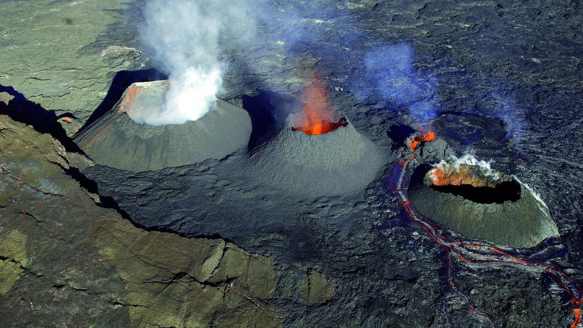 Piton de la Fournaise (Bild Île de la Réunion Tourisme)