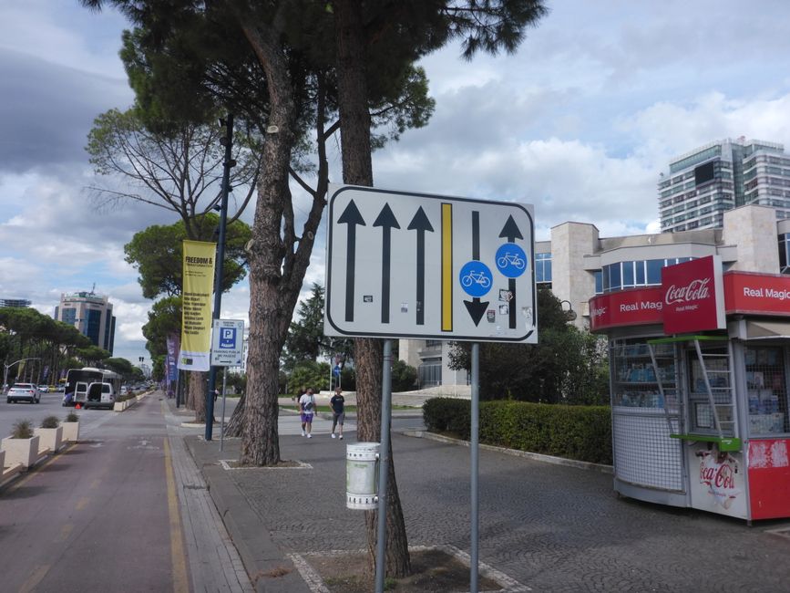 Es gibt viele gute Radwege