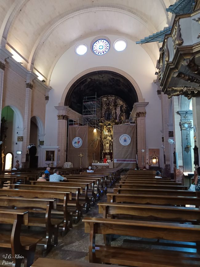 Innenansicht Basílica de Sant Miquel