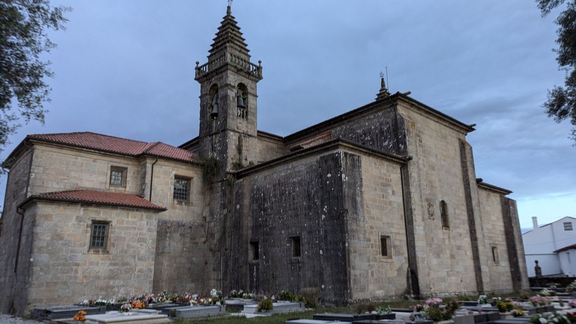 Thirteenth stage on the Camino Portugues from Padron to Santiago de Compostela