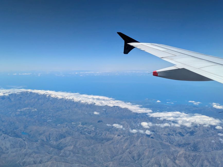 Christchurch - Arrival from Auckland