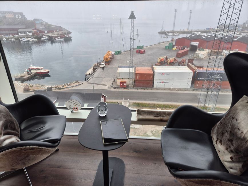 Blick aus dem Aufenthaltsraum