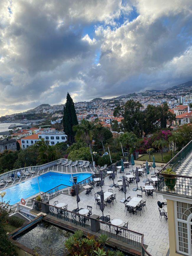 Der erste Blick von unserem Balkon