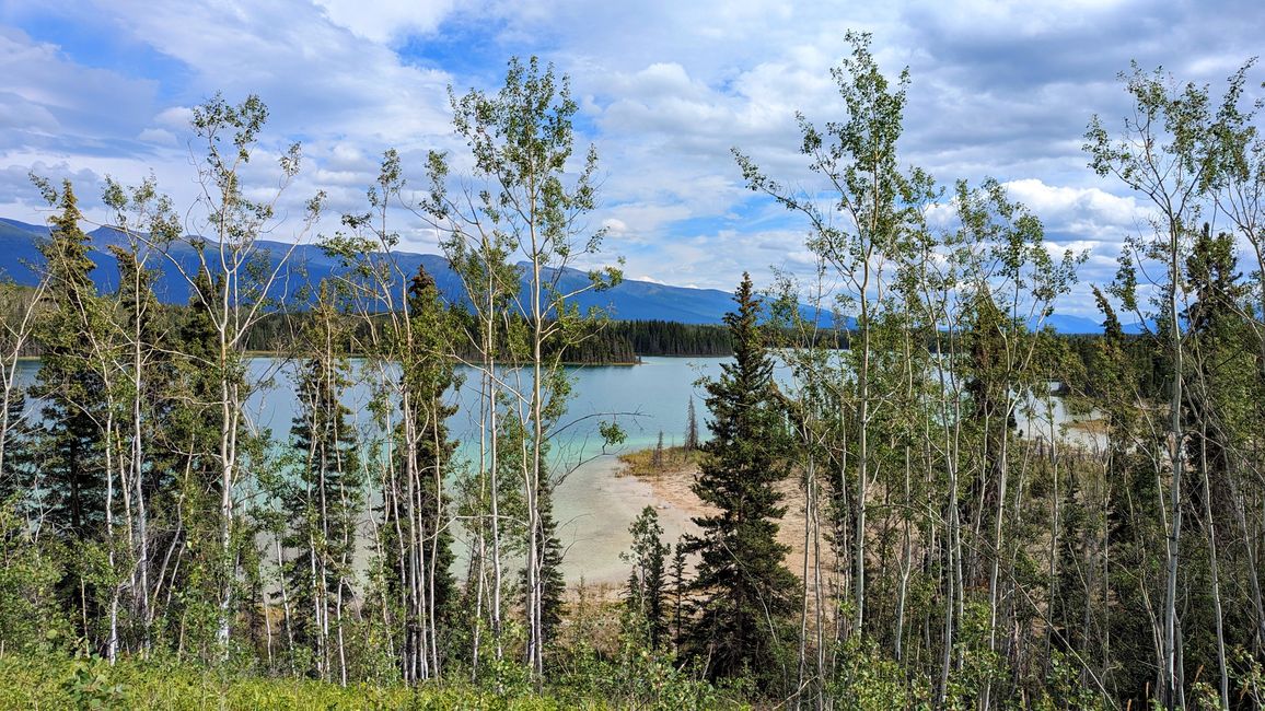 Boya Lake Panorama from Site 5