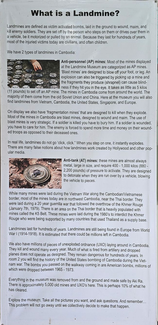 Aki Ra's Cambodia Landmine Museum