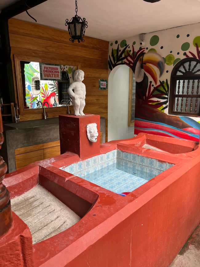 Wäsche waschen im Hostel