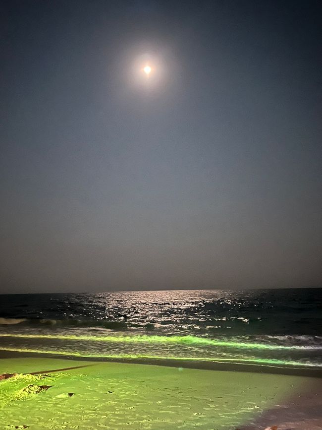 满月高悬于Koh Samed之上