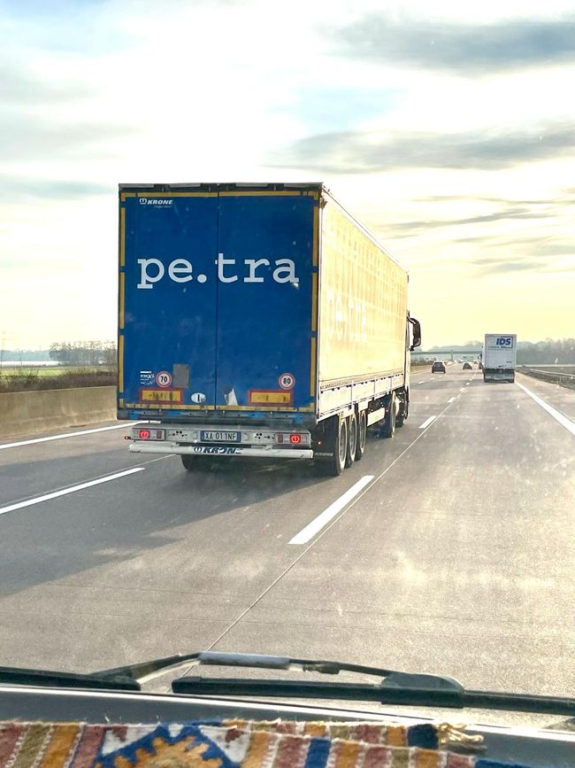 Some trucks are welcome to overtake...